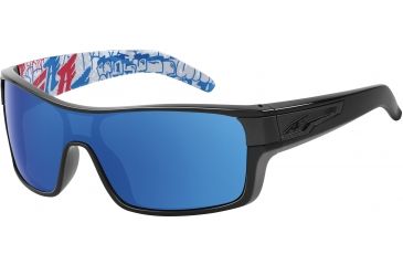 Image of Arnette Arnette Shore House Sunglasses, Gloss Black AN4186-05PR