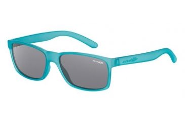 Image of Arnette Slickster Progressive Prescription Sunglasses, Fuzzy Sea Foam Frame, Grey Lens-AN4185-04PR