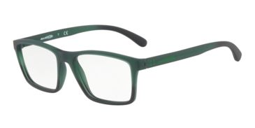 Image of Arnette WHODI AN7133 Eyeglass Frames 2500-53 - Matte Green Gradient Black Frame