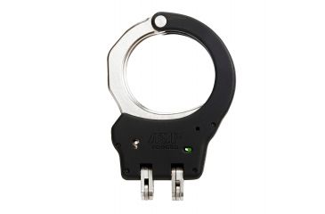 Image of ASP Hinge Ultra Cuffs Steel - Black, 3 Pawl Green - European, Black, 66119