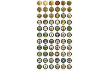 Image of ASP State Seal Logo Cap, Breakaway &amp; G1 Key, Brass - Ohio 73475