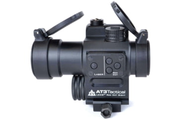 Image of AT3 Tactical Magnified Red Dot with Laser Sight Kit - Red Dot with Red Laser Sight &amp; 3x Magnifier, LEOS-RRDM-KIT