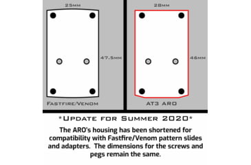 Image of AT3 Tactical ARO Micro Red Dot Reflex Sight with Absolute Cowitness, AT3-ARO-83