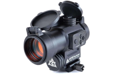 Image of AT3 Tactical LEOS Red Dot Sight with Integrated Laser Sight &amp; Riser, Red Laser, AT3-LEOS