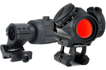 Image of AT3 Tactical Magnified Red Dot Kit, Red Dot Sight, .83in Riser &amp; 3x Magnifier, RD-50-RRDM-KIT-1