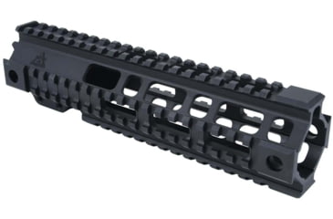 Image of AT3 Tactical Pro Series Free Float Quad Rail AR15 Handguards, 9in Mid-Length, Black, AT3-QR-9