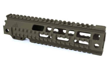 Image of AT3 Tactical Pro Series Free Float Quad Rail AR15 Handguards, 9in Mid-Length, ODG, AT3-QR-9-ODG