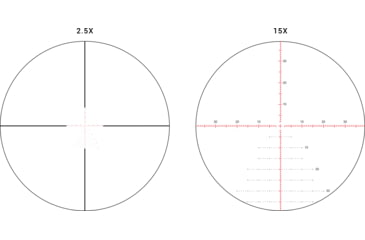 Image of Athlon Optics Ares BTR Gen II Rifle Scope, 2.5-15x50mm, 30mm Tube, First Focal Plane, APLR3 FFP IR MOA Reticle, 6061-T6, Matte, Black, 212003