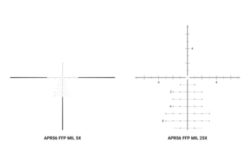Image of Athlon Optics Midas Tac 5-25x56mm Rifle Scope, 34mm Tube, FFP, APRS6 FFP IR MIL, Matte, Black, 213082