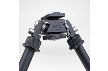 Image of Atlas V8 Bipod, 5-9.4in Height Range, Area 419 ARCALOCK Clamp, Black, BT10NCPLUSA419ARCALK