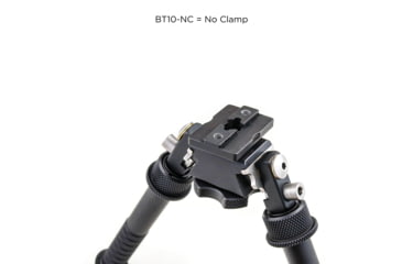 Image of Atlas V8 Bipod, 5-9.4in Height Range, Area 419 ARCALOCK Clamp, Black, BT10NCPLUSA419ARCALK
