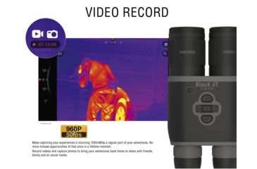 Image of ATN Binox-4T 384-1.25-5x Thermal Binocular, Black / Grey, TIBNBX4381L