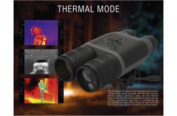 Image of ATN Binox-4T 640-1-10x Thermal Binocular, Black / Grey, TIBNBX4641L