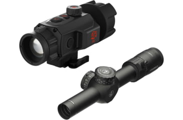Image of ATN TICO 6 1x35mm Thermal Clip On and Leupold Mark 4HD 1-4.5x24 Rifle Scope BDC