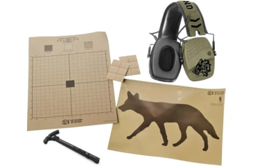 Image of ATN Universal Thermal Target Pack &amp; X-Sound Hearing Protector &amp; Breek Arms Sledgehammer AR-15 Ambidextrous Charging Handle