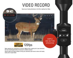 Image of ATN X-Sight-4k, 3-14x, Pro edition Smart Day/Night Hunting Rifle Scope with Full HD Video rec, WiFi, GPS, Smooth zoom and Smartphone controlling thru iOS or Android Apps, Black, DGWSXS3144KP