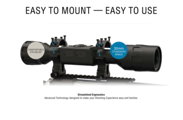 Image of ATN X-Sight LTV 3-9x30mm Day/Night Hunting Rifle Scope, Black, DGWSXS309LTV