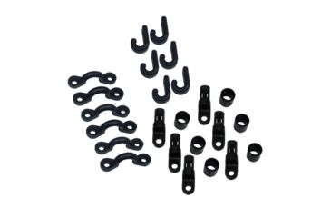 Image of Attwood Marine Deck Hardware Assortment Kit - Black 49193