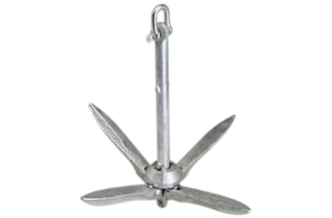 Image of Attwood Marine Galvanized Grapnel Folding Anchor 3 Lbs., 3lbs., 11964-1