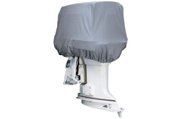Image of Attwood Marine Ready Cotton Heavy-Duty Canvas Cover f/Outboard Motor Hood 50-115HP Road 49593