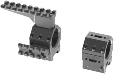 Image of Audere Scope Rings Adversus, 34mm Tube, Low, Black, AD1009