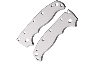 Image of August Engineering AD20.5 Plain Handle Scales, Silver, Aluminum, AE-1201-SLR