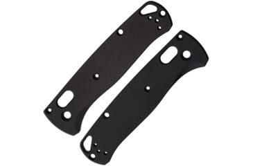 Image of August Engineering Bugout 535 Handle Scales, Black, Plain, Aluminum, AE-1101-BLK