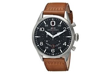 Image of AVI-8 Hawker Harrier II Watch Japan Quartz Chronograph with Date, Black/Brown, AV-4031-02