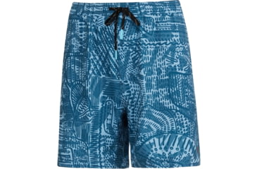 Image of AVID Sportswear Tortuga Volley Shorts - Mens, Clearwater Abyss, Large, MS12400CWALG
