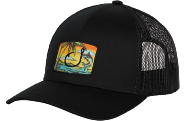 Image of AVID Sportswear Tropics Trucker Hat - Mens, Black, One Size, MH12344BLKOS