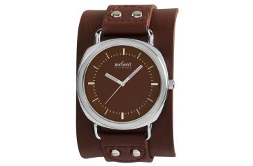 Image of Axcent Wake Watch, Brown Strap, Brown Face, Luminous Hands X11601-736