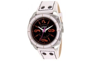 Image of Axcent Pimp Watch, White Band, Black Face, Orange Numerals X17001-261