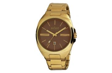 Image of Axcent Impact Watch, Gold Bracelet, Brown Face, Gold Hands X20847-732
