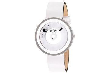 Image of Axcent Shade Watch, White Strap, White Face, Black Hands X27104-151