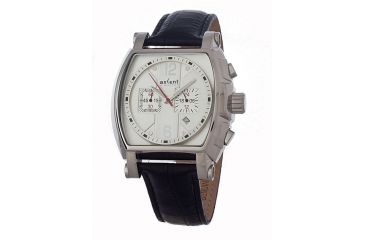 Image of Axcent Haparanda Watch, Black Strap, Silver Face, Silver Hands X31003-667