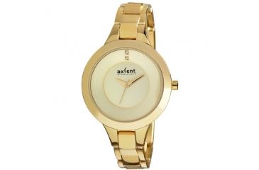 Image of Axcent Pure Watch, Gold Bracelet, Gold Face, Gold Hands X43748-752