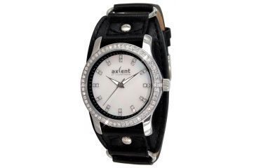 Image of Axcent Remix Watch, Black Strap, White Face, Silver Hands X43884-147