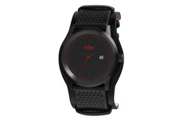 Image of Axcent Lifetime Watch, Black Strap, Black Face, Red Markers X45711-837