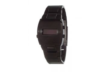 Image of Axcent Tank Watch, Black Bracelet, Black Face, Indiglo Digits X5517b-282
