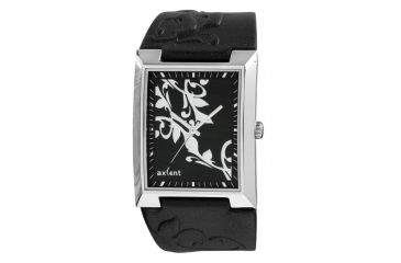 Image of Axcent Spirit Watch, Black Strap, Black Face, Silver Hands X55924-237