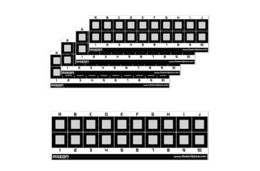 Image of Axeon Absolute Zero Reflective Target Chart, 2218602