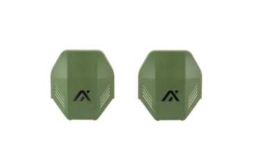 Image of AXIL MX Plate Replacement Ear Buds, OD Green, MX-PLT-OD