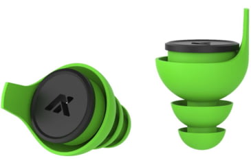 Image of AXIL XP Series Reactor Ear Plugs, Green, XPR-GM/L