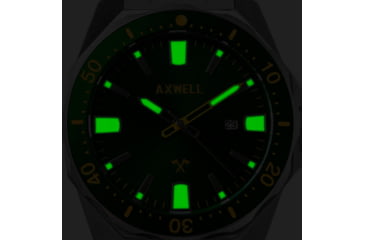 Image of Axwell Bracelet Watch w/ Date, Black/Bule, AXWAW107-4, Black/Bule, One Size, AXWAW107-4