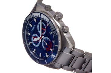 Image of Axwell Chronograph Bracelet Watch w/Date, Blue, AXWAW105-4, Blue, One Size, AXWAW105-4