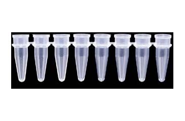 Image of Axygen PCR Tube Strips and Cap Strips, Axygen Scientific PCR-0208-V Strips Of Eight Tubes