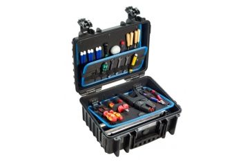 Image of B&amp;W International Jet 3000 Outdoor Tool Case With Loop Tool Board, Black, Medium 117.16/L
