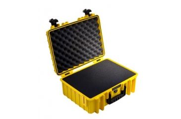 Image of B&amp;W International Type 5000 Yellow Outdoor Case With Si Foam, Yellow, Medium 5000/Y/SI