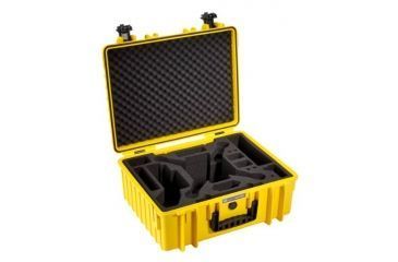 Image of B&amp;W International Type 6000 Yellow Outdoor Case With Custom DJi3 Phantom Custom Insert, Yellow, Medium 6000/Y/DJI3