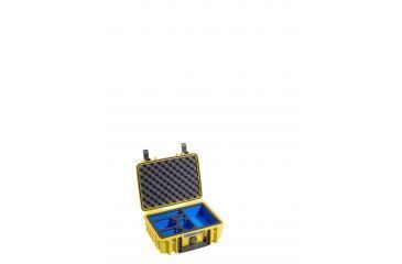 Image of B&amp;W International Type 1000 Yellow Outdoor Case With Custom Gopro Insert, Yellow, Small 1000/Y/GoPro